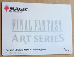 Yiazmat Ultimate Mark Art Series 7/53 Final Fantasy MTG Pack Fresh Art Card - Image 2