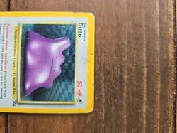 1999 Pokemon Card - 1st Edition Ditto Fossil 18/62 *RARE* - Image 5