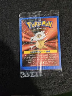 Pokemon Kellogg's Rare 1999 Game Tip Cards - Cubone Growlithe + Mystery Card - Image 1