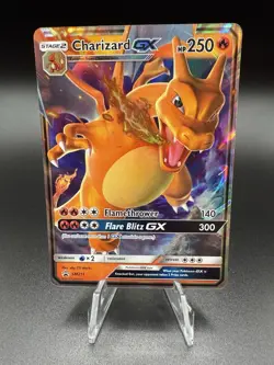 Pokemon Card Charizard GX SM211 Hidden Fates Black Star Promo Holo, NM - Image 1