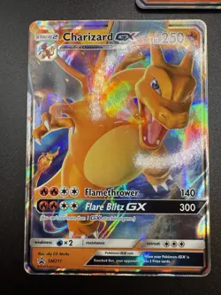 Pokemon Card Charizard GX SM211 Hidden Fates Black Star Promo Holo, NM - Image 5