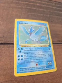 1999 Pokemon Card Articuno 2/62 1st Edition Fossil Unlimited Holo Rare Wizard - Image 2
