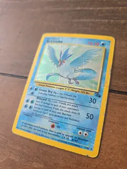 1999 Pokemon Card Articuno 2/62 1st Edition Fossil Unlimited Holo Rare Wizard - Image 3