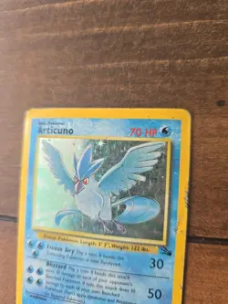 1999 Pokemon Card Articuno 2/62 1st Edition Fossil Unlimited Holo Rare Wizard - Image 4