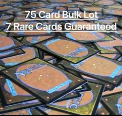 MTG bulk lot grab bag -75 Cards - Magic The Gathering-Includes 7 Rare Cards - Image 1