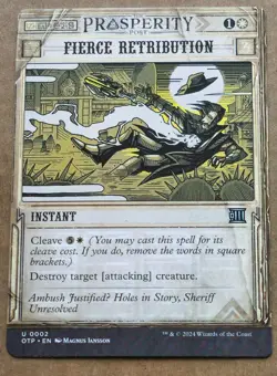 Fierce Retribution 0002 Outlaws of Thunder Junction MTG - Image 1