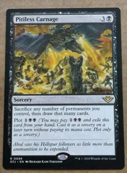 Pitiless Carnage 0098 Outlaws Of Thunder Junction OTJ MTG - Image 1