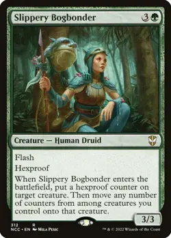 Slippery Bogbonder [New Capenna Commander] Near Mint NM MTG Magic - Image 1