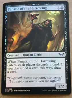 MTG Duskmourn House of Horror Fanatic of the Harrowing Foil 0096 - Image 1