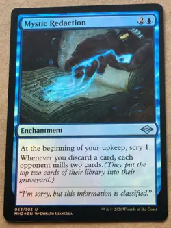 MTG Mystic Redaction Modern Horizons 2 Foil 053/303 - Image 1