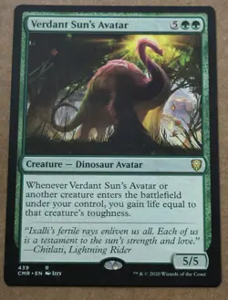 MTG Verdant Sun's Avatar Commander Legends CMR #439 Rare - Image 1