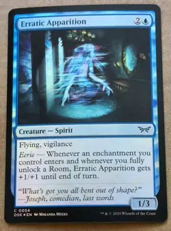 Erratic Apparition 0054 Foil DSK MTG Magic the Gathering - Image 1