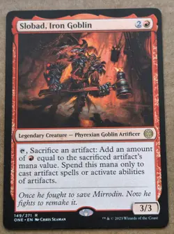 Slobad Iron Goblin 149/271 R Phyrexia All Will Be One MTG - Image 1