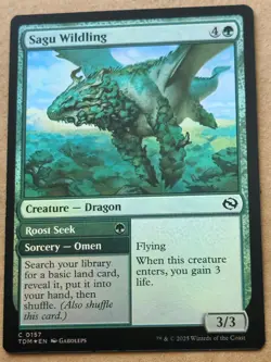 Tarkir Dragonstorm #157 Sagu Wildling Foil MTG Pack Fresh - Image 1