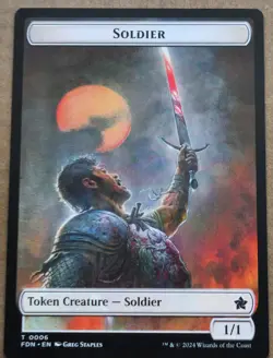 Rabbit Soldier Token MTG 0005/0006 - Image 2