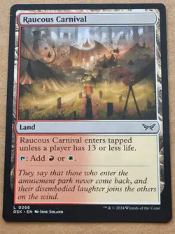 Raucous Carnival #266 MTG Duskmourn House of Horror DSK Regular - Image 1