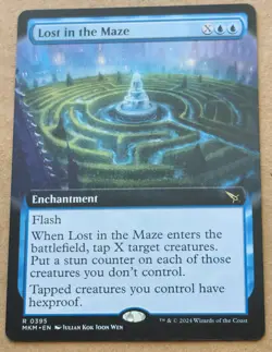 Lost in the Maze Extended Art 395 Regular Rare MKM MTG Pack Fresh - Image 1