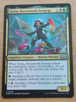 GRETA SWEETTOOTH SCOURGE #205 MTG Wilds of Eldraine - Image 1