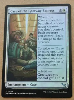 Case of the Gateway Express #8 Uncommon Foil Murders at Karlov Manor MTG Mint - Image 1