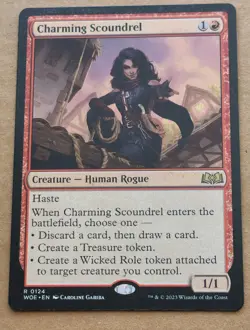 Magic The Gathering Charming Scoundrel WOE Rare MTG - Image 1