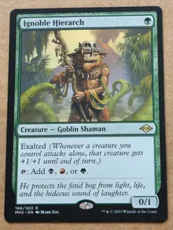 MTG Ignoble Hierarch 166 Modern Horizons 2 - Image 1
