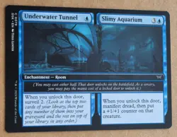 Underwater Tunnel / Slimy Aquarium 0079 Duskmourn House of Horror MTG - Image 1
