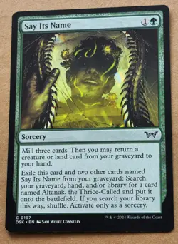 MTG Duskmourn House of Horror Say Its Name 0197 - Image 1