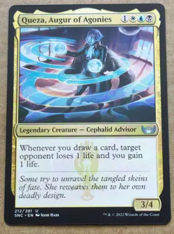 Queza Augur of Agonies Streets of New Capenna SNC 212/281 MTG - Image 1