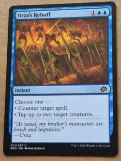 Urza's Rebuff 071 The Brothers' War BRO MTG Pack Fresh Mint - Image 1