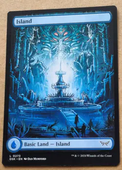 MTG Island 273 Full Art Duskmourn House of Horror - Image 1