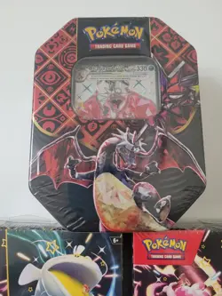 LOT OF (2) Pokemon Paldean Fates Booster Bundle Box &(1) PF Charizard TIN sealed - Image 3
