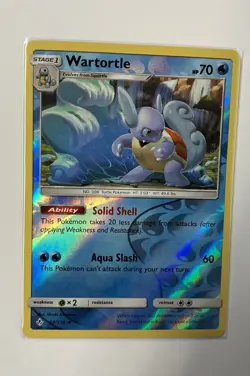 Wartortle 34/214 Reverse Holo NM 2019 SM Unbroken Bonds Pokemon Starter - Image 1