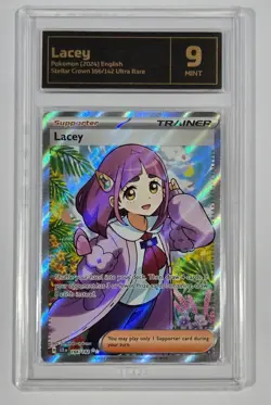 Pokemon Slab: Lacey - 166/142 - SCR - Graded TCG Mint 9 - Image 1