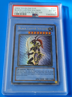 Yugioh 2004 Black Luster Soldier SYE-024 1St Edition PSA 6 - Image 1