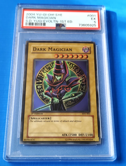 Yugioh 2004 Dark Magician 1St Edition SYE-001 PSA 5 EX - Image 1
