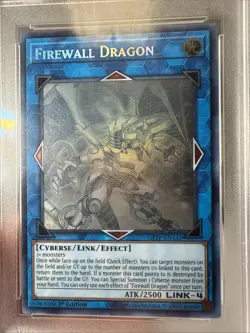 YUGIOH PSA 10 2021 Firewall Dragon GFTP-EN131 Ghost Rare 1st Edition psa 10 - Image 2