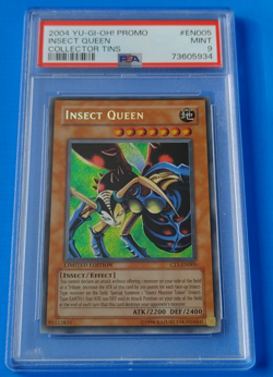 Yugioh 2004 Insect Queen CT1-EN005 PSA 9 MINT - Image 1