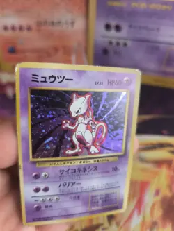 Pokemon Karte Card Mewtwo Mewtu Base Expansion 1996 Holo Wotc japanese Good - Image 2