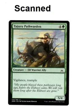 MTG Tajuru Pathwarden Creature Oath of the Gatewatch 2016 Card Lightly Played - Image 1