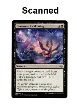 MTG Fearsome Awakening Sorcery Fate Reforged 2015 Card Near Mint Pre-owned - Image 1