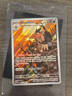 Mandibuzz EX 145/086 White Flare Ultra Rare Pokemon Card English Near Mint - Image 1