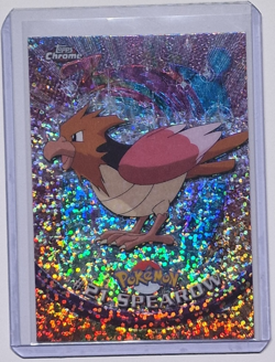 ⭐ SPARKLE ⭐ Spearow #21 (Topps Chrome Series 1) Holo Pokemon Card NM - Image 1