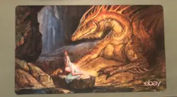 GenCon 2022 Magic The Gathering Dragon Playmat Signed by Artist MTG Gen Con eBay - Image 1