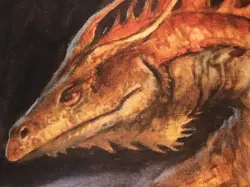 GenCon 2022 Magic The Gathering Dragon Playmat Signed by Artist MTG Gen Con eBay - Image 4