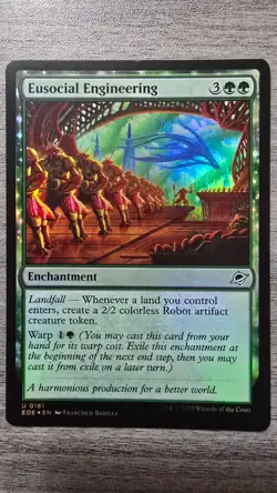 Eusocial Engineering (Uncommon Foil) #181 Edge of Eternities MTG NM - Image 1