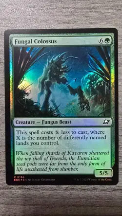 Fungal Colossus (Common Foil) #184 Edge of Eternities MTG NM - Image 1