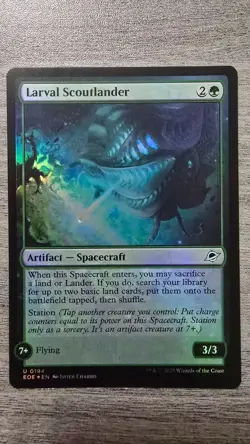 Larval Scoutlander (Uncommon Foil) #194 Edge of Eternities MTG NM - Image 1