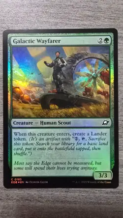 Galactic Wayfarer (Common Foil) #185 Edge of Eternities MTG NM - Image 1