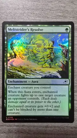 Meltstrider's Resolve (Uncommon Foil) #199 Edge of Eternities MTG NM - Image 1