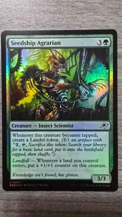 Seedship Agrarian (Uncommon Foil) #204 Edge of Eternities MTG NM - Image 1